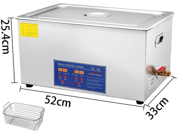 Ultraäänipesuri 22L digitaaliohjauksella ruostumaton teräs