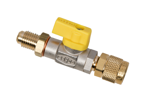 Huoltoventtiili sululla Refco 1/4" SAE, sininen